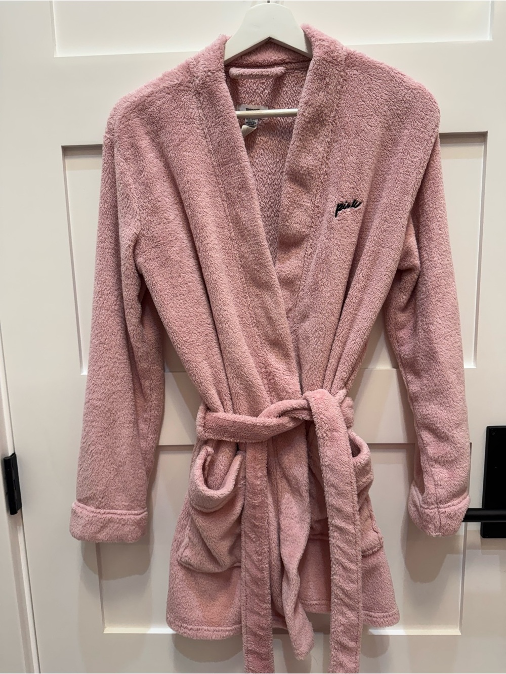 PINK Victoria's Secret Cozy Dusty Rose Plush Robe